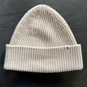 Reigning Champ Merino Wool Watch Cap Beanie in Dune